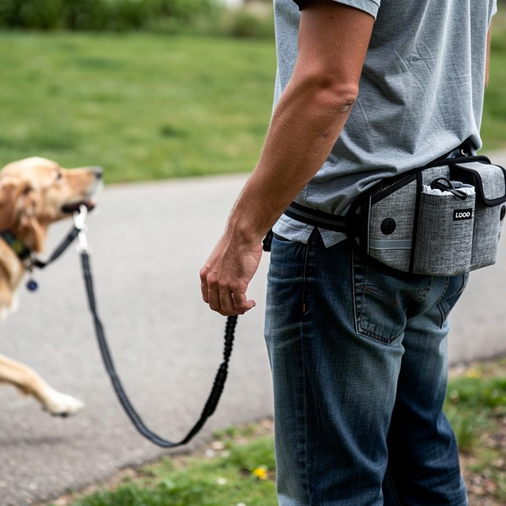 Hands-Free Dog Walking Waist Harness